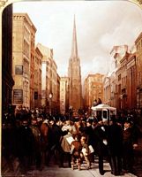 Wall Street in 1857